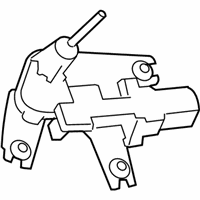 OEM 2010 Infiniti FX50 Motor Assy-Rear Window Wiper - 28710-1BA0A