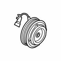 OEM 2021 Ford F-350 Super Duty Clutch & Pulley - LC3Z-19D786-BA