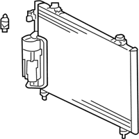 OEM Pontiac Vibe Condenser, A/C - 88972207