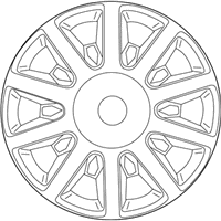 OEM 2009 Dodge Journey Wheel Cover - 1BG69PAKAB
