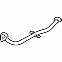 OEM 2000 Nissan Frontier Exhaust Tube Assembly, Front - 20015-7B401