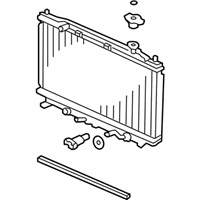 OEM 2011 Acura TSX Radiator (Denso) - 19010-RL8-A51