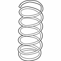 OEM BMW 760Li Rear Coil Spring - 33-53-6-762-984