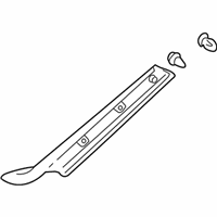 OEM Lexus LS430 GARNISH, Front Pillar - 62211-50012-A0