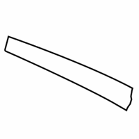 OEM 2014 Lexus IS250 MOULDING, Front Door Window - 75756-53020
