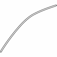 OEM 2014 Lexus IS250 MOULDING, Front Door Window - 75753-53020