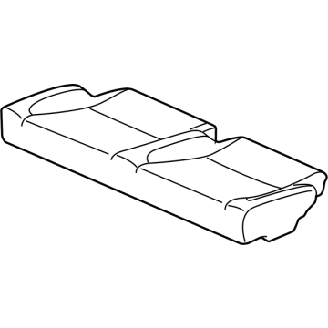 OEM Acura MDX Pad Complete, Rear Cushion - 82137-TYA-A21