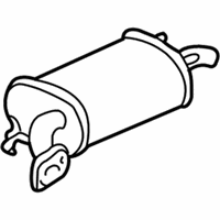 OEM 2002 Toyota Highlander Muffler - 17440-28030