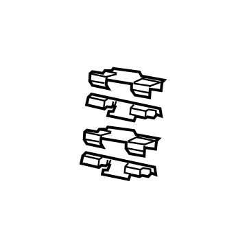 OEM 2022 Jeep Wagoneer DISC BRAKE PAD - 68545609AA