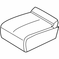 OEM 2010 Dodge Ram 3500 Front Seat Cushion - 1QA02BD3AA