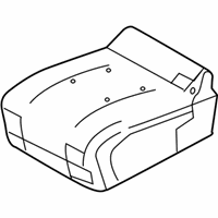 OEM 2010 Dodge Ram 3500 Front Seat Cushion - 1QA44BD3AA