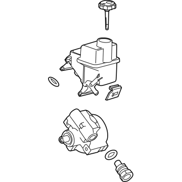 OEM 2022 GMC Sierra 3500 HD Power Steering Pump - 84983790