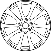 OEM 2015 Lexus RC F Wheel, Disc Chrome P - 4261A-24060