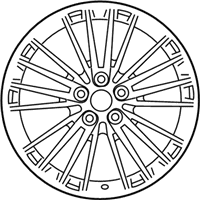 OEM Lexus RC F Wheel, Disc - 42611-24760