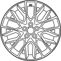 OEM 2016 Lexus RC200t Wheel, Disc - 42611-24640
