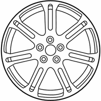 OEM 2019 Lexus RC F Wheel, Disc - 42611-24870