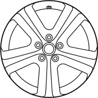 OEM Lexus RC350 Wheel, Disc - 42611-24550
