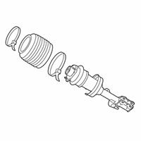 OEM Lexus RX450h Cylinder Assy, Pneumatic, Front LH W/Shock Absorber - 48020-48070