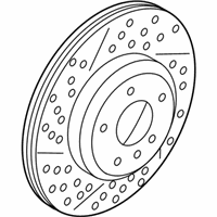 OEM BMW M3 Brake Disc, Ventilated, Left - 34-21-2-284-811