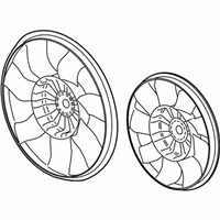 OEM 2010 Pontiac G6 Fan Blade - 20757669