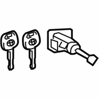 OEM 2013 Toyota Matrix Cylinder & Keys - 69051-04020