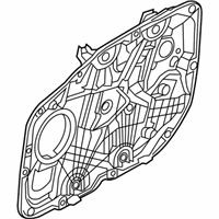 OEM 2016 Hyundai Genesis Front Left-Hand Door Module Panel Assembly - 82471-B1000