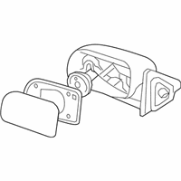 OEM 2009 Hyundai Santa Fe Mirror Assembly-Outside Rear View, RH - 87620-0W000