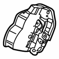 OEM BMW 528xi Rear Right Complete Lock - 51-22-7-202-158