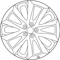 OEM 2021 Infiniti QX50 Aluminum Wheel - 40300-5NA8A