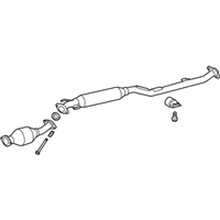 OEM Toyota Sienna Converter & Pipe - 17420-0P170