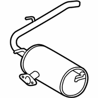 OEM Toyota Sienna Muffler & Pipe - 17430-0P240