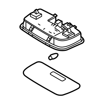 OEM 2022 Hyundai Sonata Room Lamp Assembly - 92850-L1000-YTH