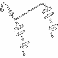 OEM Nissan Pathfinder Lamp Assembly-Licence - 26510-0W010