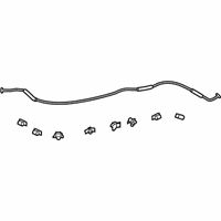 OEM 2018 Honda Odyssey Wire Assembly, Hood - 74130-THR-A00