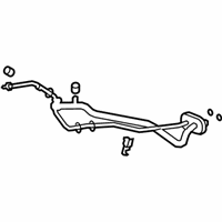 OEM 2008 Honda Accord Pipe Assembly, Air Conditioner - 80321-TA0-A01