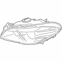 OEM BMW 535i Right Headlight - 63-11-7-343-906