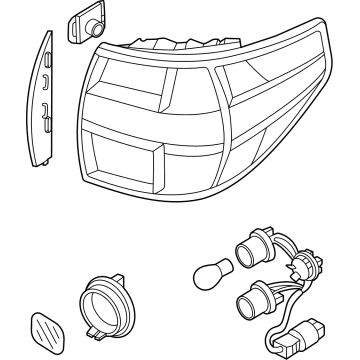 OEM 2022 Hyundai Santa Cruz LAMP ASSY-REAR COMB OUTSIDE, RH - 92402-K5000