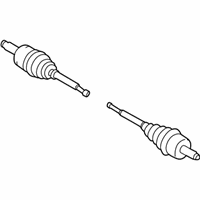 OEM 1999 Jeep Grand Cherokee Axle Shaft Assembly - 5012749AC