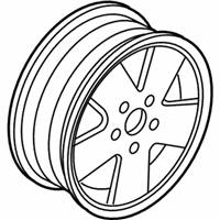 OEM 2007 Mercury Milan Wheel, Alloy - 6E5Z-1007-AA