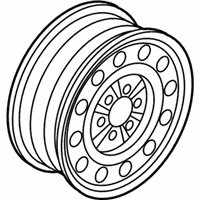 OEM Mercury Milan Wheel, Steel - 6E5Z-1015-BA