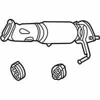 OEM 2019 Hyundai Veloster N Front Muffler Assembly - 28610-K9100