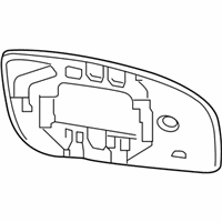 OEM 2008 Infiniti M45 Glass-Mirror, LH - 96366-EH100