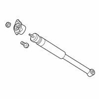 OEM Ford Fiesta Shock Assembly - D2BZ-18125-E