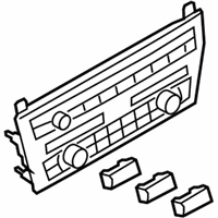 OEM 2015 BMW 740Ld xDrive Repair Kit, Radio And A/C Control Panel - 61-31-9-328-417