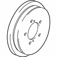 OEM Chevrolet Tracker Drum, Rear Brake - 30023805