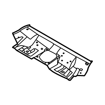 OEM 2022 Hyundai Elantra PANEL ASSY-REAR FLOOR, FRT - 65511-BY000