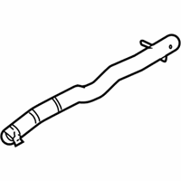 OEM 2004 Dodge Dakota Front Exhaust Extension Pipe - 52021743AC