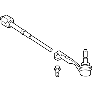 OEM 2022 BMW 330e xDrive LEFT TIE ROD - 32-10-6-880-695