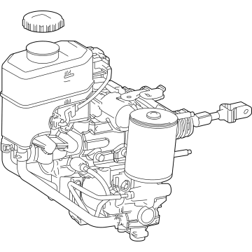 OEM 2022 Toyota Mirai Master Cylinder Assembly - 47050-62080