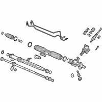 OEM 2005 Honda Civic Rack Assembly, Power Steering (Hps Lh) - 53601-S5D-A42